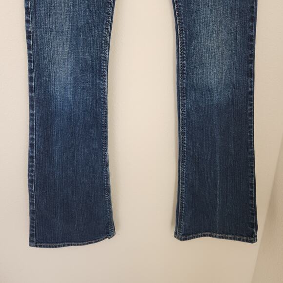 Y2K Hollister Micro Low Rise Bootcut Flare Jeans Cali Flare Denim Size 0 - Picture 6 of 8